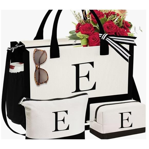 Unbranded Handbags - Chic White and Black Crossbody Bag